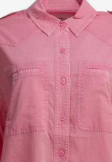 Isabel Marant Etoile Valiane Asymmetric Long-Sleeved Shirt Pink 26PCH0304FAD1I05E40BG_f38640ff-4fe1-4754-a0a3-d9618acb2d6e