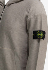Stone Island Logo-Patch Zip-Up Sweatshirt Beige 5100050S01B0V009A_d859b165-9a40-4b85-b3a7-0c1cb82a606c