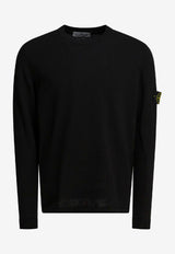 Stone Island Compass Patch Crewneck Sweater Black 5100062S00B9V0029_88e97901-6180-4c43-a73f-5b9b788caddc