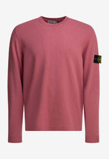 Stone Island Compass Patch Crewneck Sweater Pink 5100062S00B9V008G_5fb299cd-1567-424c-8fcf-48c00a4cc90b