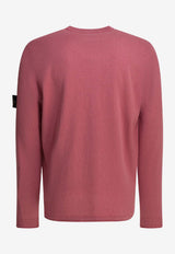 Stone Island Compass Patch Crewneck Sweater Pink 5100062S00B9V008G_5fb299cd-1567-424c-8fcf-48c00a4cc90b