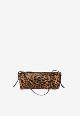 Miu Miu Leopard Print Shoulder Bag Brown 5NE8512IFT_F0151