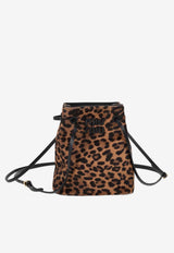 Miu Miu Leopard Print Crossbody Bag Brown 5NF4602IFT_F0151