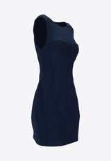 Elisabetta Franchi Fitted Mini Dress Teal AB74751E2_DC8