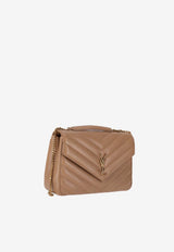 Saint Laurent Large Loulou Shoulder Bag Beige 803541AAEAX_2357