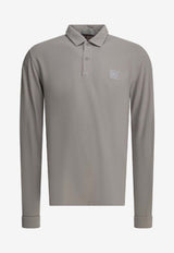 Stone Island Long-Sleeved Polo T-shirt Gray 2200004S0F11V0064_9f3e1f3e-0374-4d47-8207-a34d62fbd46d