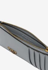 PINKO Love Birds Zip Leather Wallet Blue 100251A0F1E37Q_7eb917a3-1dfc-49d3-8bd4-b3b28b566045