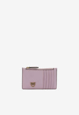 PINKO Love Birds Zip Leather Wallet Pink 100251A0F1P26Q_092aa2cf-7e5f-4682-80b3-ef8a6d50c550