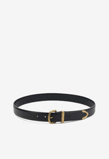 PINKO Monogram Leather Belt Black 106714A0F1Z99Q_a2849bb9-21c2-48dc-8548-42453a2dcd03