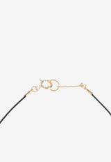 Isabel Marant Happiness Brass-Pendant Necklace Black CO0074FAB1B02B_01BK