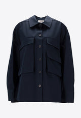 P.A.R.O.S.H Cedro Long-Sleeved Shirt Blue D381253CEDRO_012