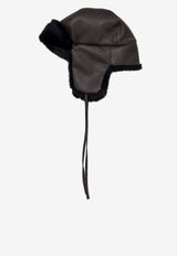 P.A.R.O.S.H Faux-Fur Trapper Hat Black D010532PORTAL_813