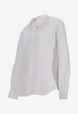 P.A.R.O.S.H Canyox Long-Sleeved Buttoned Shirt White D381274CANYOX25W_001
