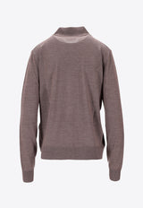 P.A.R.O.S.H Linfa Wool Knit Shirt Gray D540912LINFA25W_024
