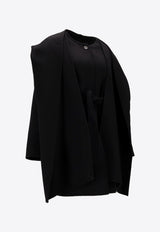 P.A.R.O.S.H Leak Wool Belted Coat Black D431719ILEAK25_013