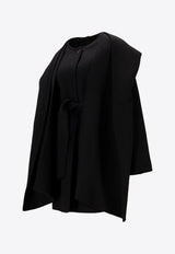 P.A.R.O.S.H Leak Wool Belted Coat Black D431719ILEAK25_013
