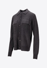 P.A.R.O.S.H Linfa Wool Knit Shirt Gray D540912LINFA25W_037