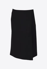 P.A.R.O.S.H Liliuxy Wool-Blend Midi Skirt Black D621170LILIUXY25_013