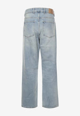 Represent Washed Straight-Leg Jeans Blue MLM10049608_CALIFORNIA BLUE_41114705
