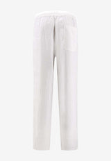 Aspesi  Ventura Elasticated Linen Pants White S6CP15D06485072_White_54418006
