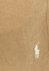 Polo Ralph Lauren Logo Bermuda Shorts Beige 710P08205503_CAFE TAN_48136862