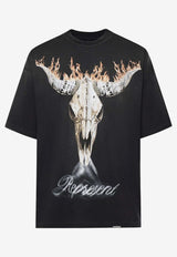 Represent British Cowboys Graphic Print T-shirt Black MLM10059204_STAINED BLACK_41114664