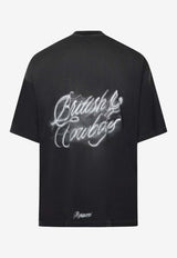 Represent British Cowboys Graphic Print T-shirt Black MLM10059204_STAINED BLACK_41114664