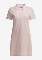 Burberry Logo Polo T-shirt Dress Pink 8123278_925dac74-d869-4a56-b8fa-71976d29a319