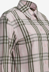 Burberry Emma Check Casual Shirt Pink 8127212_f8455c89-b870-4452-a90a-909efbdfeb0a