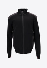 Moncler Zip-Up High-Neck Cardigan Black K20979B00010M1122_999