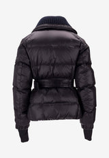Moncler Bataillouse Belted Padded Jacket Navy K20981A00029597ZD_781