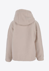 Moncler Yushan Zip-Up Fleece Jacket Ivory K20981A0003989B4E_081