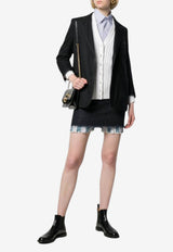 Thom Browne Layered Mini Skirt Blue FGC626T05385415