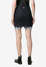 Thom Browne Layered Mini Skirt Blue FGC626T05385415