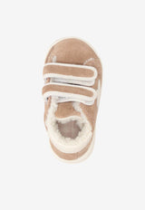 Golden Goose DB Kids Babies June Suede Sneakers Brown GJF00386F006750_55543