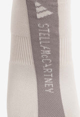 Adidas By Stella McCartney Ribbed Knit Low Socks - Set of 2 Multicolor IS9018_utility black