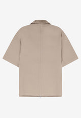 Represent Ramona Zipped Shirt Beige MLM10053837_VINTAGE KHAKI_41114756