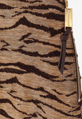 Leopard Print Mini Skirt