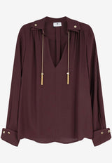 V-neck Chain Shirt