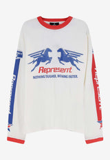 Represent Pegasus Printed Long-Sleeved T-shirt White MLM10078172_FLAT WHITE_41114697