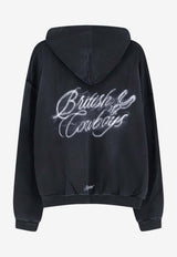 Represent British Cowboys Graphic Print Hoodie Black MLM10061004_STAINED BLACK_41114648