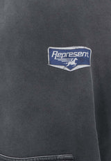 Represent Nothing Faster Faded Hoodie Black MLM10061104_STAINED BLACK_41114862