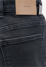 Represent Washed Straight-Leg Jeans Black MLM10049603_AGED BLACK_41114850