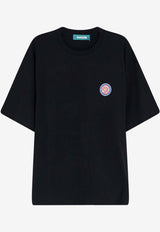 Barrow Graphic Print Beaded T-shirt Black S6BWUATH099110_Black_54417867