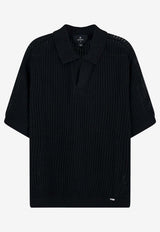 Represent V-neck Polo T-shirt Black MLM10072501_JET BLACK_41114727