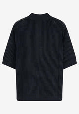 Represent V-neck Polo T-shirt Black MLM10072501_JET BLACK_41114727