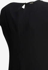 Herno Draped Maxi Dress Black AB000069D128859300_5f49daf8-a5b9-45b2-82c9-a2aa3794507f