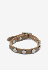 Our Legacy Flower Vegetable-Tanned Leather Bracelet Beige A2268FOOILY SAND_b9a70dbe-2f50-4d99-aac6-40717b4dd8a8
