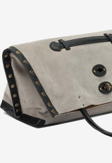 Zanellato Medium A'spasso Plongé Nappa Leather Tote Bag Gray A' SPASSO ZASHMERE & CACTUS M0708202270000Z0278_edbea439-3f0c-4e10-8839-cbb8c31173bb