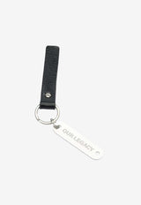 Our Legacy Logo Engraved Leather Keychain Black A4258RBBLACK LEATHER_76b684b4-37b6-4bdf-a1a2-298803bfacf5